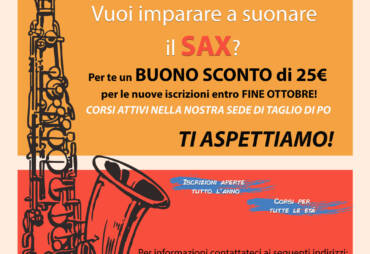 Vuoi imparare a suonare il SAX?