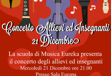 Concerto Allievi ed Insegnanti il 21 Dicembre